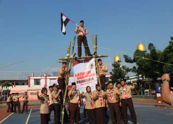 Kadivpas Jawa Barat Buka Latgab Pramuka UPT Sukabumi - Cianjur Raya, Kamis (15/6/2023).