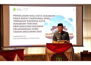 Paripurna Raperda Pelaksanaan APBD Kota Sukabumi Tahun Anggaran 2022, Ini yang Disampaikan Wali Kota