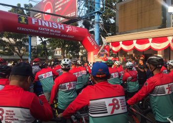 Fun Bike City Tour Awali Perayaan HUT Kemenkumham melalui Expo Pelayanan Publik dan Pentas Seni Budaya