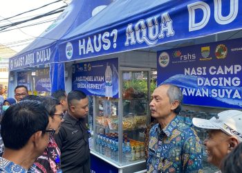 Berkat Kolaborasi AQUA dan Pemkot Bandung, 23 PKL Dapat Tempat Usaha Baru yang Layak dan Sehat