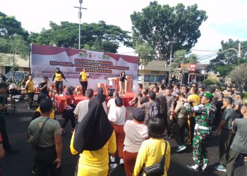 Kuatkan Sinergitas Kamtibmas Pemilu 2024, Polres Cianjur Ajak Berbagai Unsur Laksanakan Olahraga Bersama