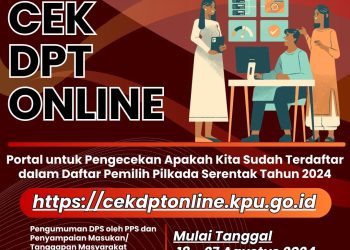 KPU Kota Sukabumi Ajak Masyarakat Cek DPS, Silahkan Sampaikan Tanggapan Jika Ditemukan Data yang Tak Sesuai