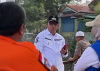 Pj Wali Kota Tinjau Langsung Persiapan Pengerukan Sungai Cisuda