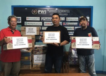 Ringankan Beban Warga Terdampak, PWI Peduli Kota Sukabumi Salurkan Bantuan ke Lokasi Bencana Alam