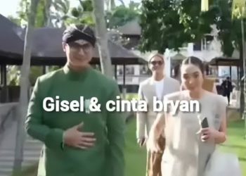 Gisel dan Cinta Brian Curi Perhatian di Pesta Pernikahan Luna Maya dan Maxime Bouttier