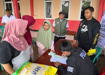 Antusias Warga Desa Rahong Sambut Bazar Beras Murah Polres Cianjur 