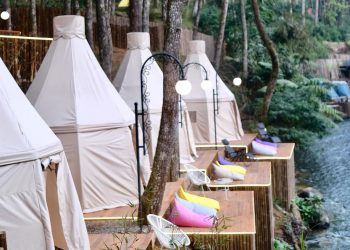 Regan Lux Camp, Destinasi Glamping Mewah di Tengah Hutan Pinus Pangalengan