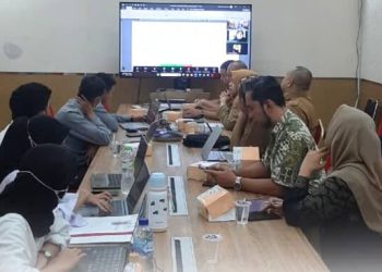 Rapat pengharmonisasian Raperda sebagai proses pembangunan daerah. (Foto:Ist)