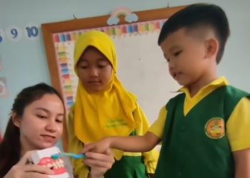 RSUD Sayang Cianjur Edukasi Murid TK Islam Kreatif tentang Cuci Tangan dan Kesehatan Gigi