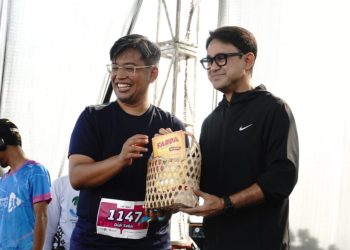 WAKIL BUPATI CIANJUR HADIRI RUNNING FESTIVAL EDELWEISS DALAM RANGKA HUT KE 1 RS EDELWEISS