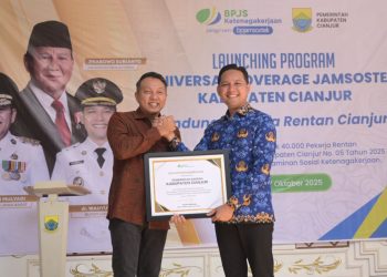 Langkah Nyata Pemkab Cianjur: Launching Universal Coverage Jamsostek untuk Pekerja Rentan
