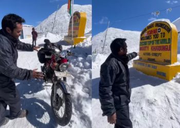 Pria Magelang Taklukkan Himalaya dengan Honda CB Tua, Netizen Melongo!