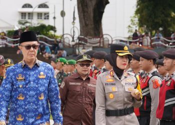 Wali Kota Sukabumi Ikuti Apel Operasi Lilin Lodaya 2025, Persiapan Pengamanan Nataru