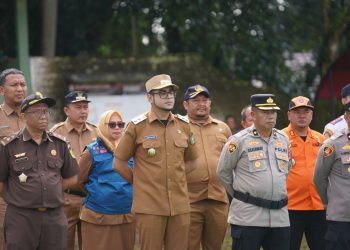 Forkopimda Kota Sukabumi Gelar Apel Siaga Tanggap Bencana di Kodim 0607