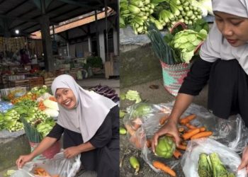 Emak-Emak Viral Usai Mungut Sisa Sayuran di Pasar Tradisional untuk Dimakan
