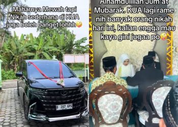 Menikah Sederhana di KUA Jadi Viral, Suami Kejutkan Istri dengan Mobil Vellfire