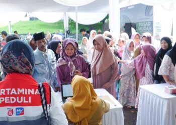 Antusiasme Warga Cianjur Datang ke Pasar Murah Inisiasi Pertamina