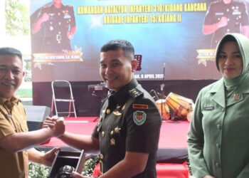 Sertijab Danyonif 310 Kidang Kencana Wakil Bupati Sukabumi Tekankan Sinergi Demi Keamanan Wilayah