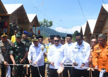 Huntap Adaptif Bencana Di Kabupaten Sukabumi Diresmikan Warga Dapat Jaminan Hunian Lebih Aman