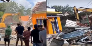 Mantan Istri Dilamar Pria Lain, Pria di Pati Robohkan Rumah Hasil Gono-Gini