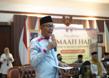 Wali Kota Sukabumi Sambut Kepulangan Jemaah Haji Kloter 13 di Balai Kota