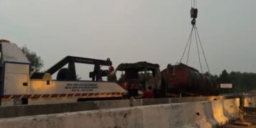 Pertamina Patra Niaga RJBB Cepat Tangani Insiden Mobil Tangki di Tol Cisumdawu, Sumedang, Pastikan Pasokan BBM Tidak Terganggu 