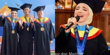 Momen Langka, Anang Hermansyah, Ashanty, dan Azriel Kompak Wisuda Bersama di Unair