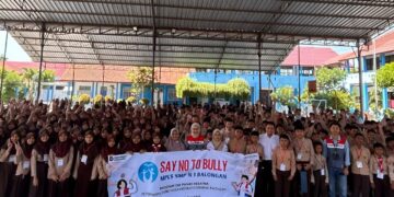 Pertamina Patra Niaga RJBB Edukasi Ratusan Siswa Baru SMP Negeri 1 Balongan untuk Cegah Bullying