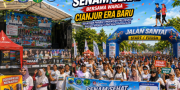 Ajak Keluarga! Senam Sehat Cianjur Era Baru Siapkan Hadiah Motor dan Puluhan Doorprize