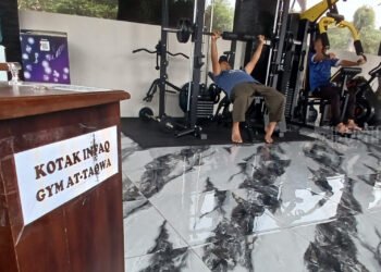 Viral Masjid At-Taqwa Pamulang Sediakan Fasilitas Gym Gratis bagi Jemaah