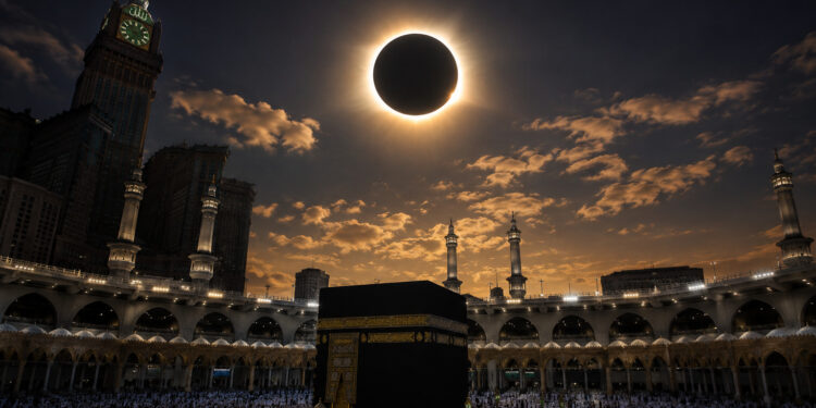 Gerhana Matahari Total 2027 Akan Selimuti Makkah Berlangsung Lima Menit, Kapan Terjadinya?
