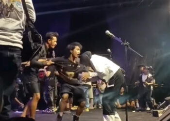 Suami Tantri Kotak Angkat Bicara Usai Sang Istri Dipeluk Pria Misterius saat Manggung di Sukabumi