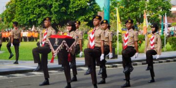 Jelang Hari Pramuka 2026, Ini Susunan Upacar Beserta Tema dan Makna Logo ke-65