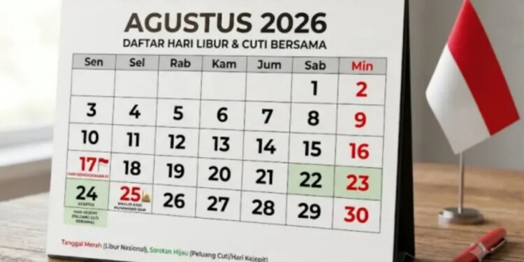 Pemerintah Tetapkan 25 Agustus Hari Libur Nasional Peringati Maulid Nabi 2026