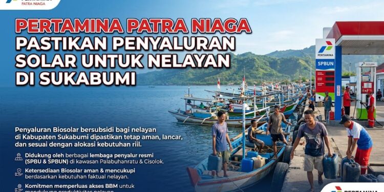 Pertamina Patra Niaga Pastikan Penyaluran Solar untuk Nelayan di Sukabumi