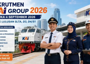 Karier KAI 2026 Resmi Dibuka 4 September! Ini Cara Registrasinya