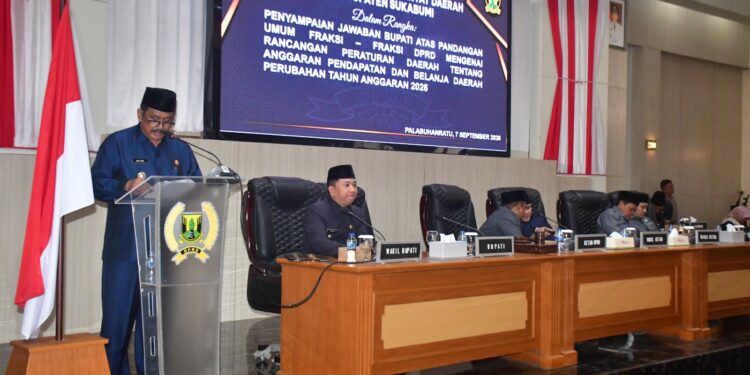 PARIPURNA DPRD BUPATI PENYESUAIAN APBD PERTIMBANGKAN FISKAL DAERAH DAN PRIORITAS PEMBANGUNAN