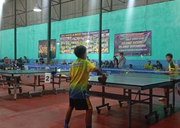 PWI Cup II Tenis Meja Diikuti 446 Atlet, PWI Sukabumi Dorong Sportivitas dan Pembinaan Atlet Muda