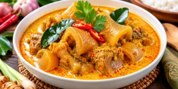 Resep Gulai Tunjang Khas Minang Anti Gagal: Daging Lumer, Kuah Gurih Mlekoh!